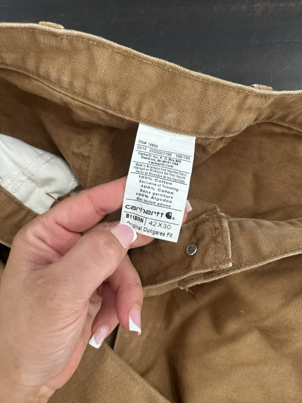 Carhartt b11 brn